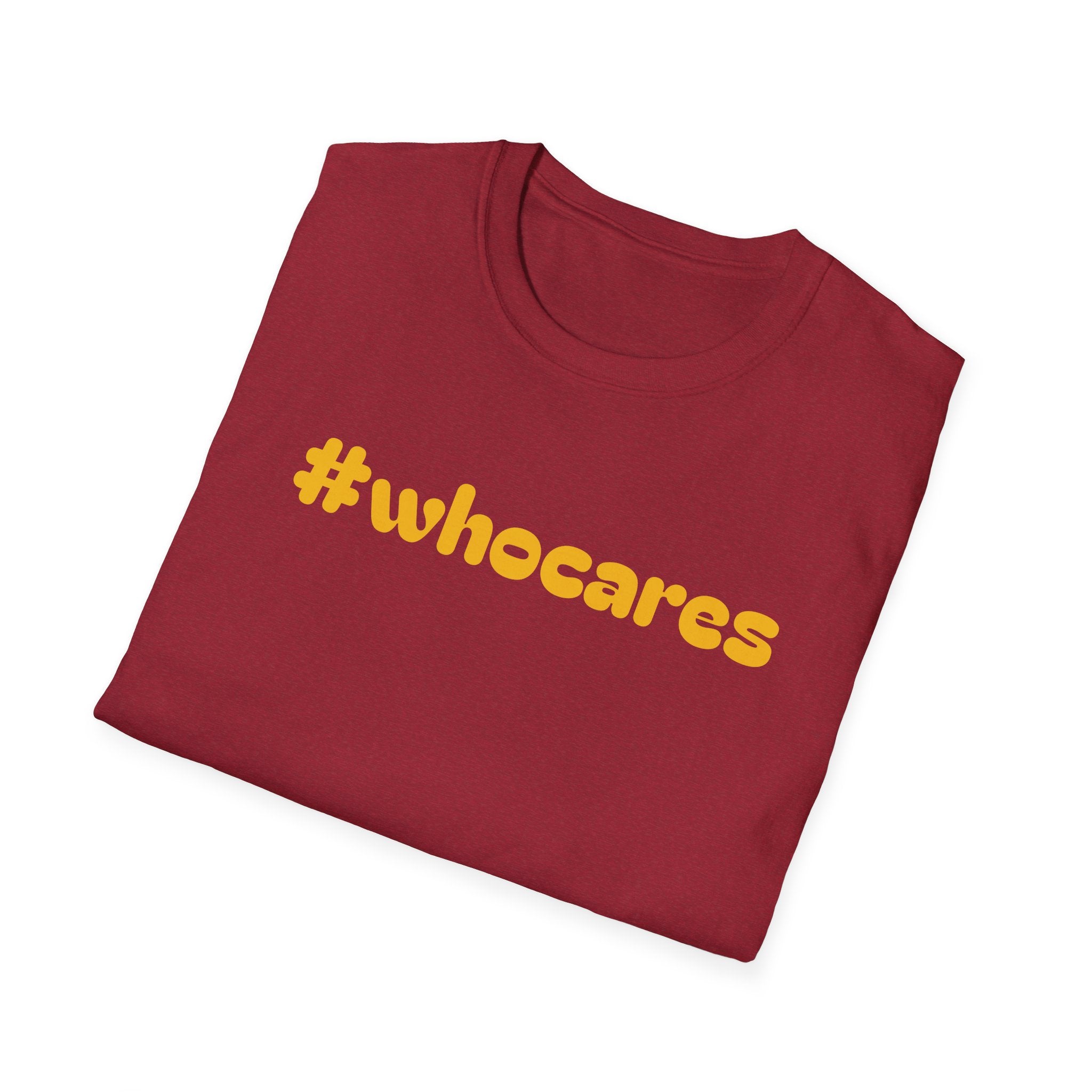 Zero Worries Yellow Font Graphic Tee