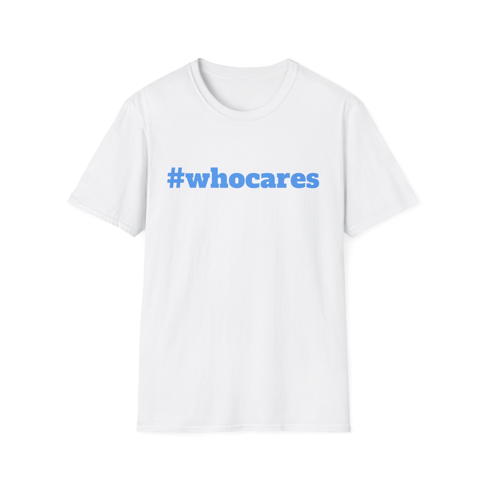 Zero Worries Blue Font Graphic Tee