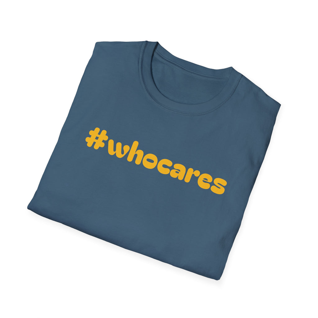 Zero Worries Yellow Font Graphic Tee