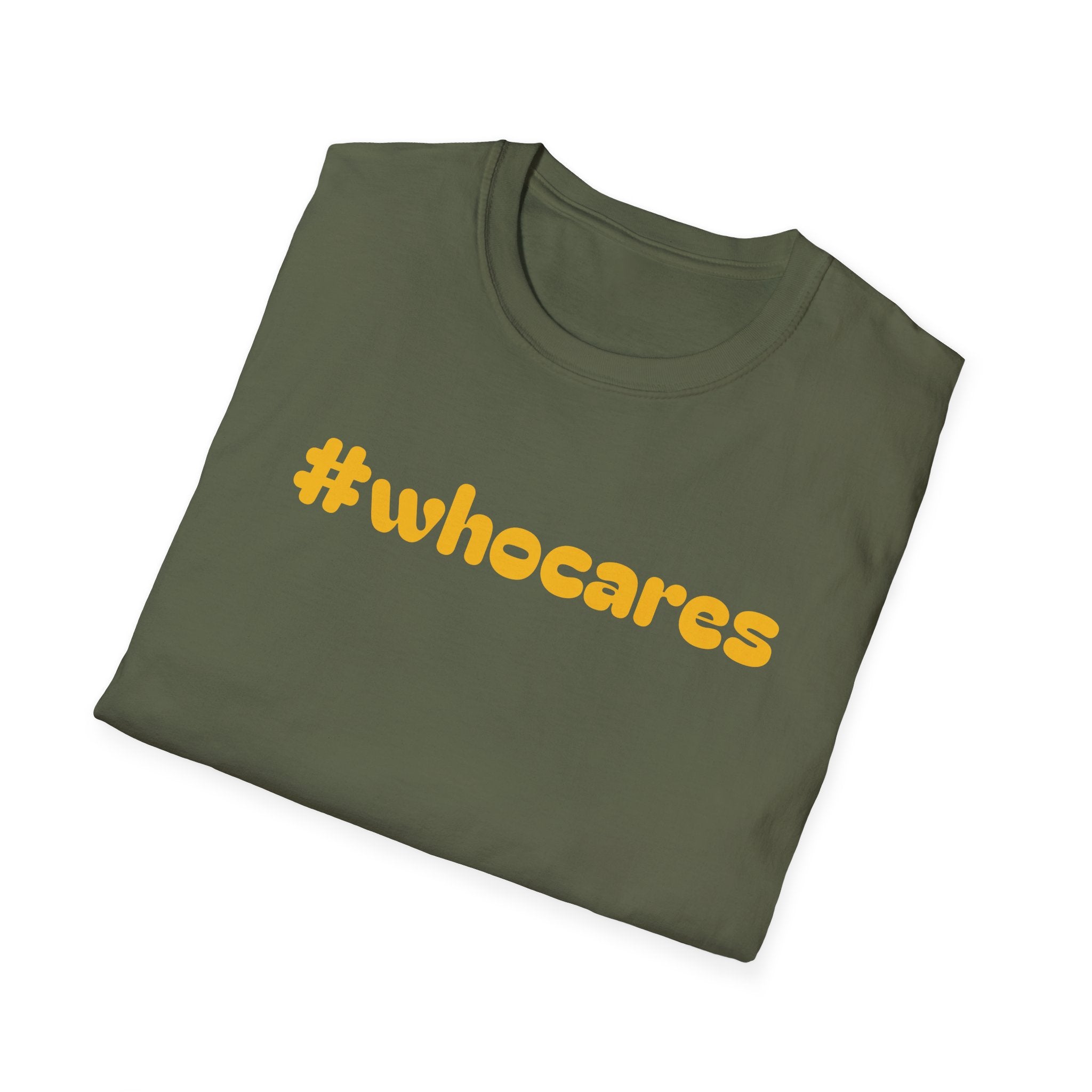 Zero Worries Yellow Font Graphic Tee