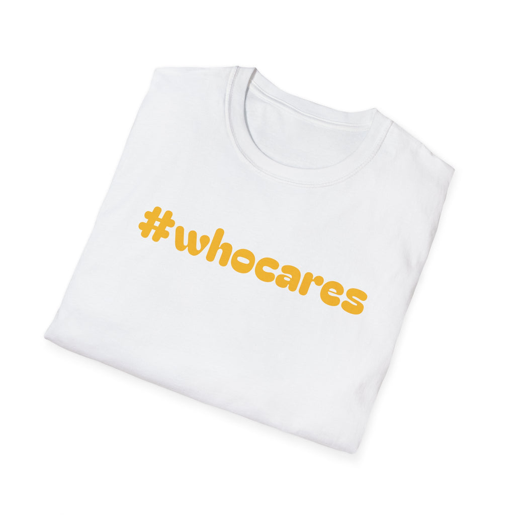 Zero Worries Yellow Font Graphic Tee