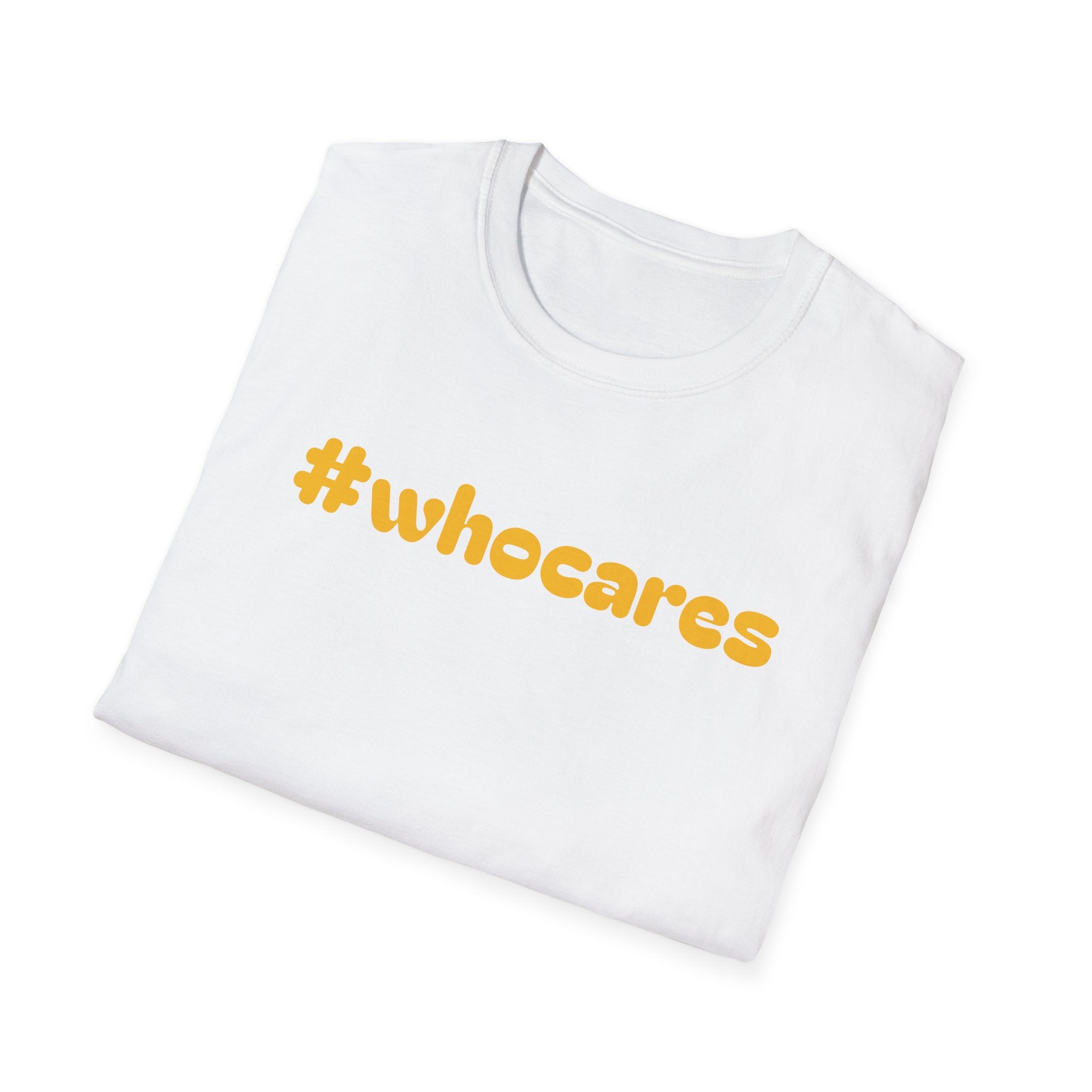 Zero Worries Yellow Font Graphic Tee