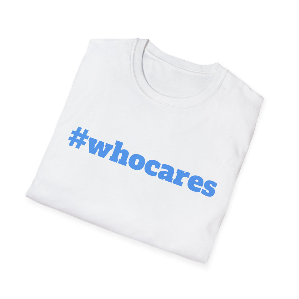 Zero Worries Blue Font Graphic Tee