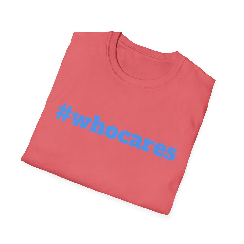 Zero Worries Blue Font Graphic Tee