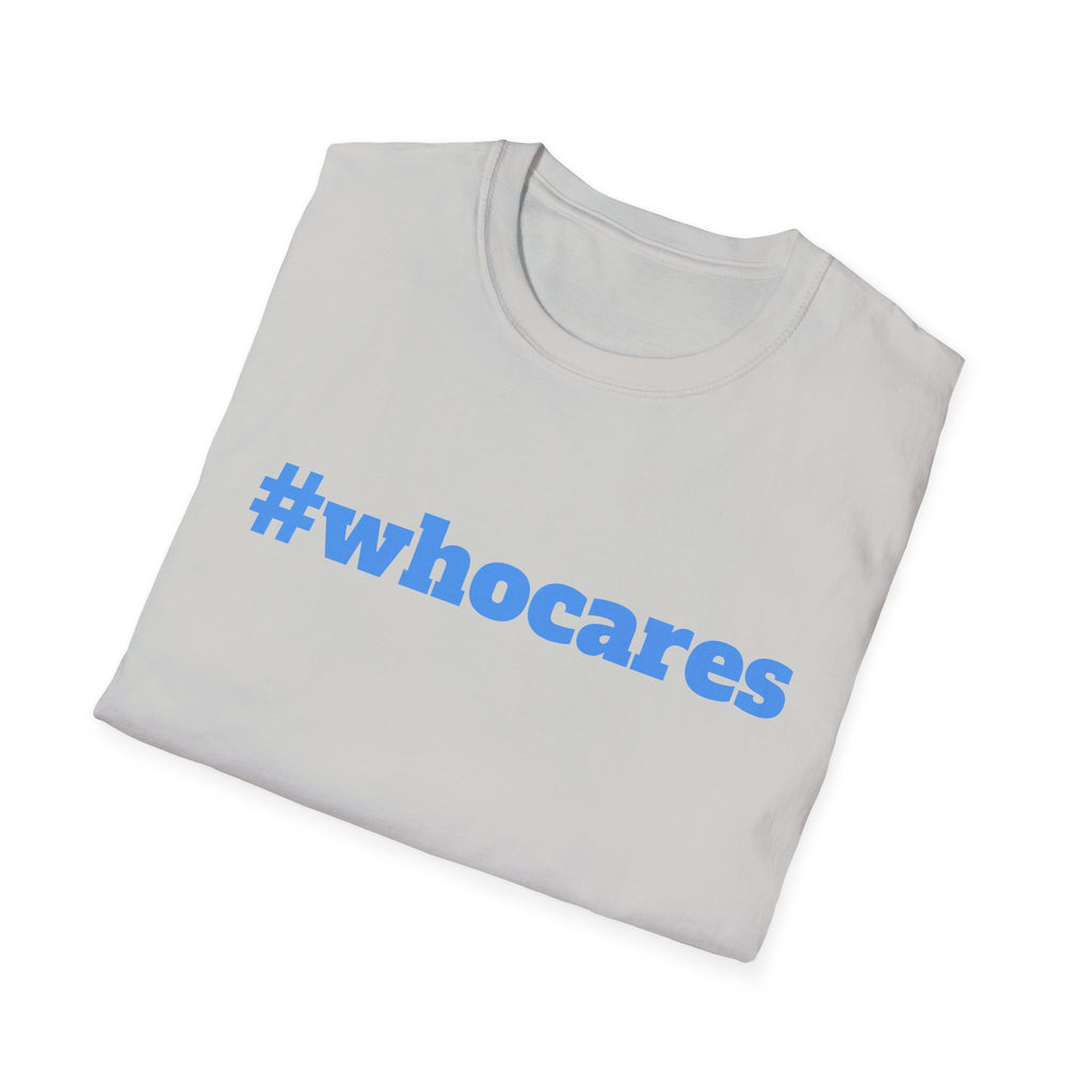 Zero Worries Blue Font Graphic Tee