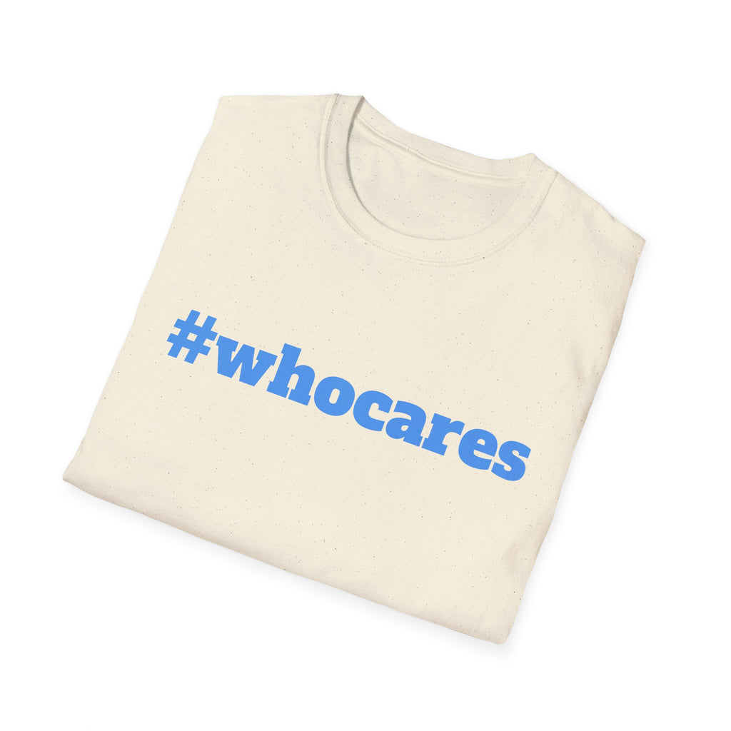 Zero Worries Blue Font Graphic Tee