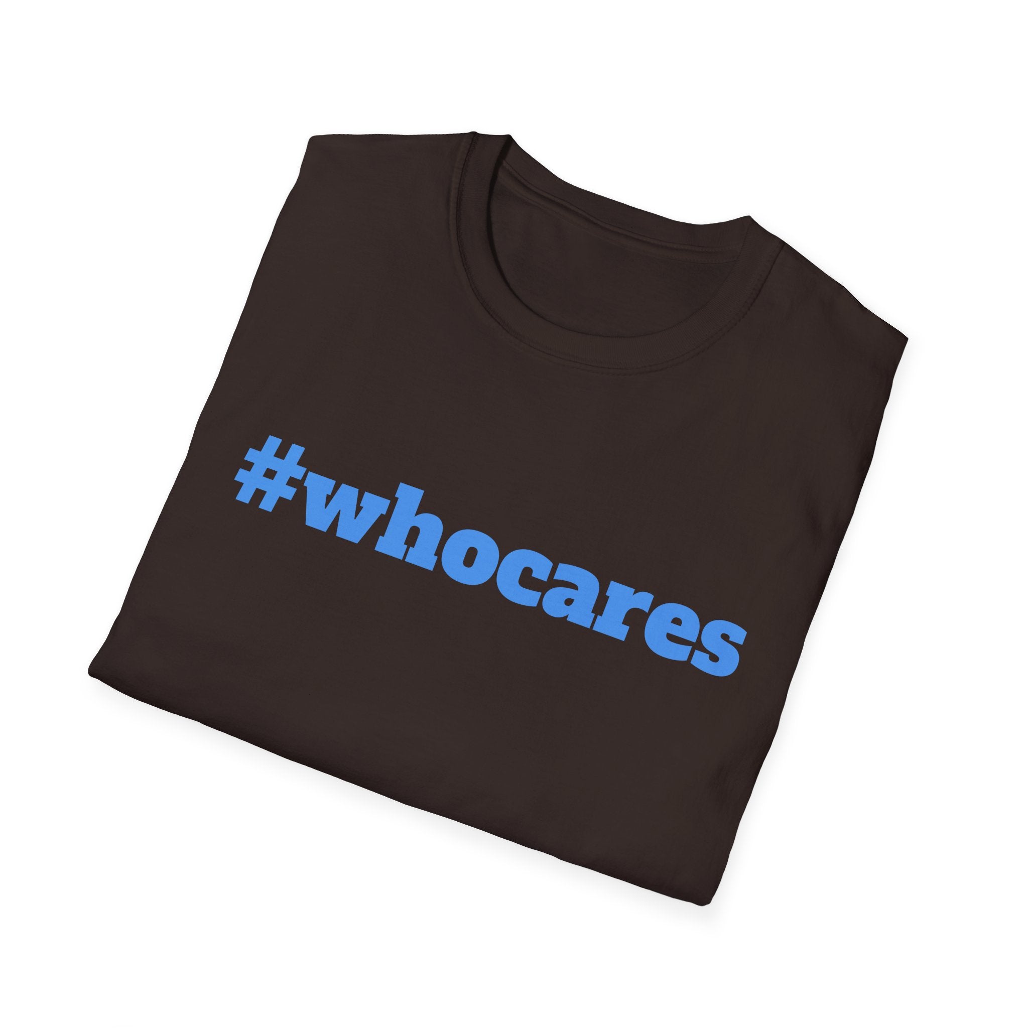 Zero Worries Blue Font Graphic Tee