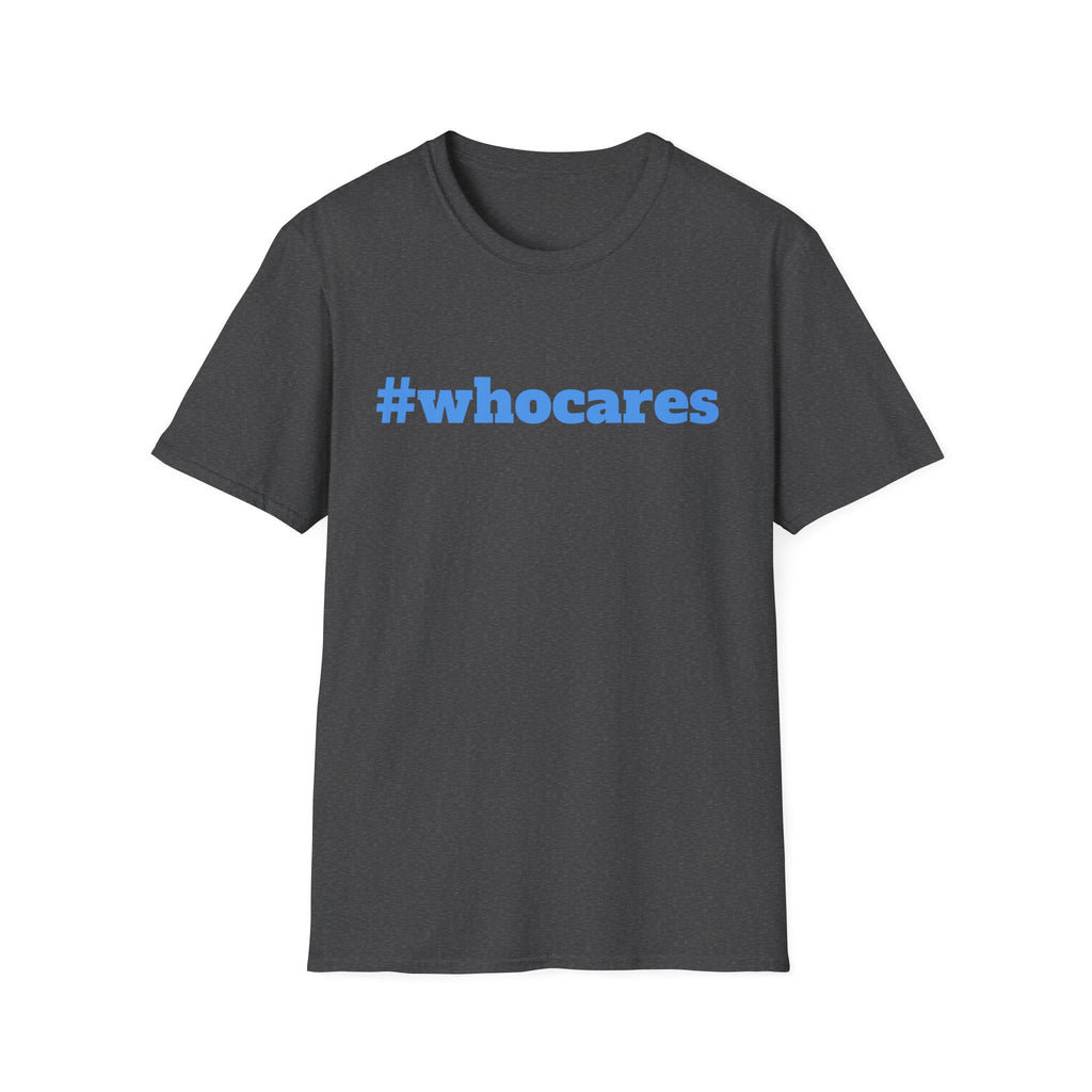 Zero Worries Blue Font Graphic Tee