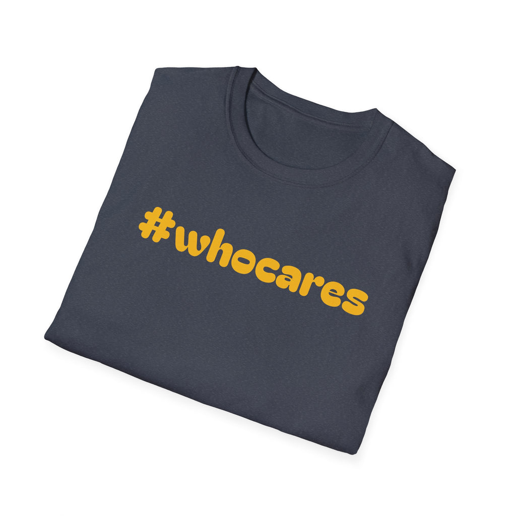 Zero Worries Yellow Font Graphic Tee