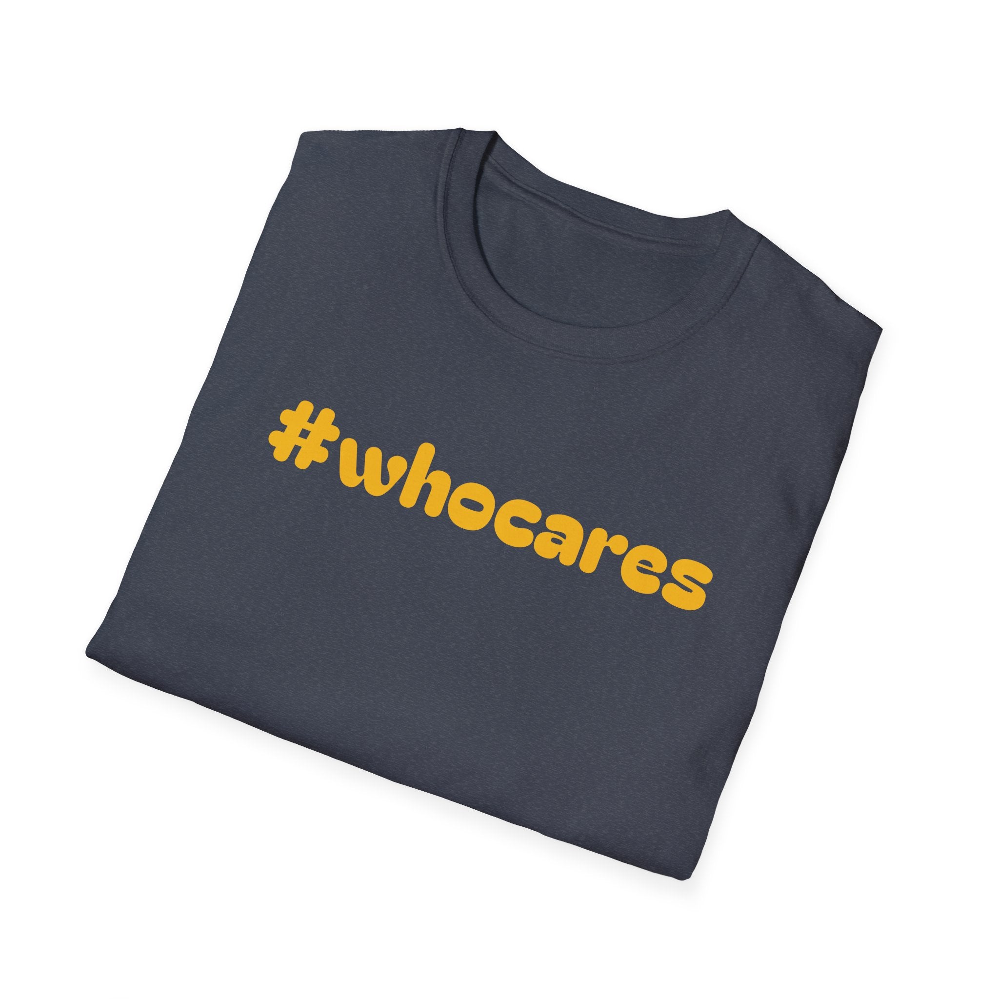 Zero Worries Yellow Font Graphic Tee