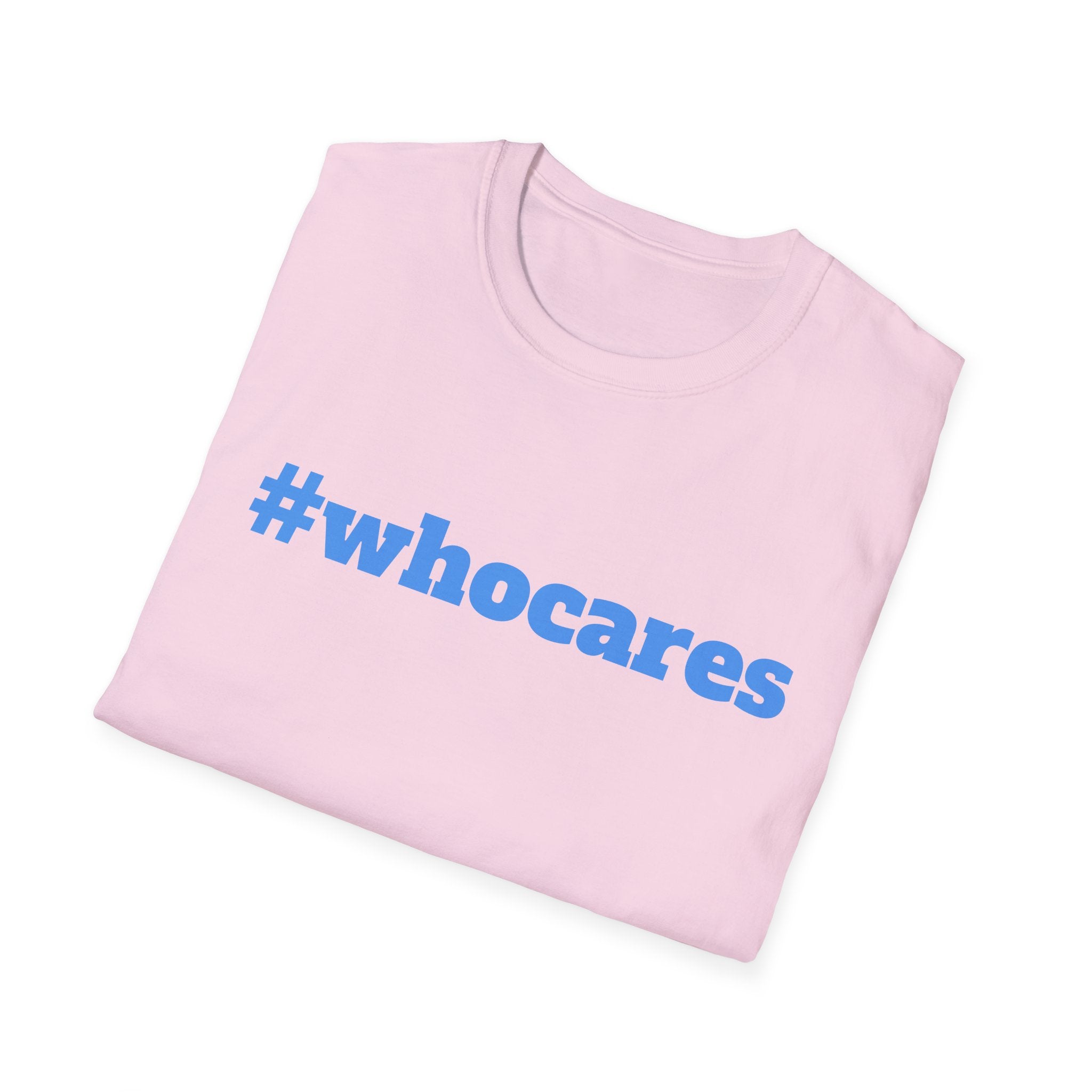 Zero Worries Blue Font Graphic Tee